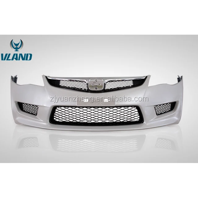 Factory Car Accessories For civic 2006-2011 body kits front bumper and middle grill