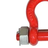 Adjustable bolt and nut anchor shackle