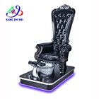 Salon furniture Factory wholesale high back massage foot spa throne pedicure chair