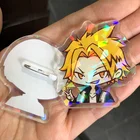 Custom epoxy coat or double board hologram printed badge Clear anime Acrylic Pin