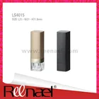 Square lipstick container with clear base plastic lip balm case, makeup lipstick container