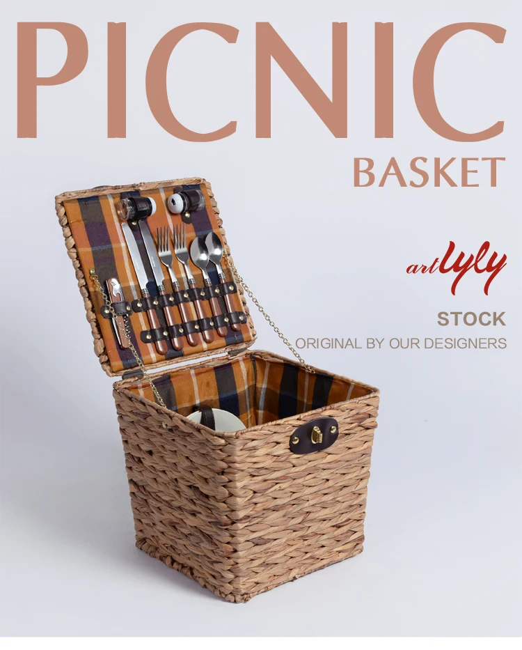 factory food fruit storage rattan willow gift picnic basket