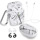 Waterproof Travel Case All in 1 Heat Transfer Print Rubber Silicone Cover Skin for AirPod 2/1
