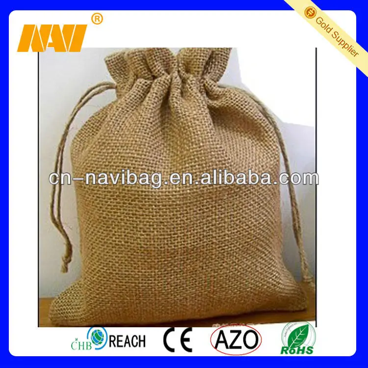 natural small burlap jute bags