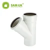 upvc y branch pipe fitting reducing tee for drainage water