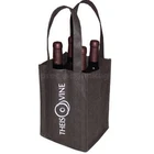 Non woven bottle bag recycled wine carrier