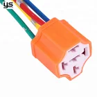 5 Pin Auto Car Wiring Harness Ceramic Relay Socket Connector