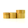 Chengjin 5g 10g 15g 20g 30g 50g 100g 150g 200g 250g 300g cosmetic bamboo wooden cream jar with PP inner