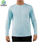 Outdoor Sportswear UV Protection Fabric Sublimated Custom Fishing Shirts