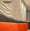 China suppliers new goods cheap 3D MDF wave decorative interior wall panelings