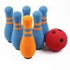 Mini Bowling Set for Kids Toys Nbr Foam Bowling Ball for Kidsports 6/10 Pins Bowling Indoor & Outdoor Games Factory Customized