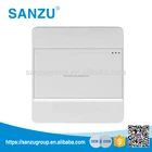 Hot Sale British Standard PC White 1 Gang 2 Way Electric Push Button Wall Switch