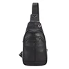 Hot Sell Man Leather bag Sling Chest CrossBody bag shoulder