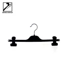 Wholesale Clothes Hanger Come With Chrome Round Hook for Velvet Plastic Pants Hanger