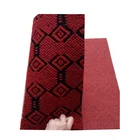100% Polyester decorative Double Color Jacquard Carpet anti slip mat