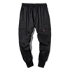 Factory direct in stock fancy cotton polyester black classic canvas cargo casual streetwear trousers men