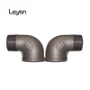1/2 Inch Black Fittings Iron Pipe Fitting M&F Street Elbow ISO 9001 street elbow for home decoration