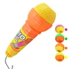 Education Toy cartoon plastic karaoke musical echo kids microphone