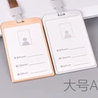 Waterproof Card Holder New Big Design High Quality Metal Waterproof Personal Name Badge Strap Band Bus Card Holder