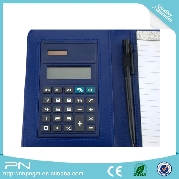 Popular Office& School Normal Size Notepad Notebook with Calculator