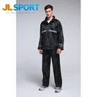 2018 2pcs eco-friendly Suit PVC reusable Rain Coat For Men