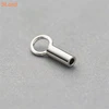 SLand Jewellery Manufacturer wholesale Multi sizes 925 Sterling Silver Crimp End Caps with Ring for DIY bracelet connector