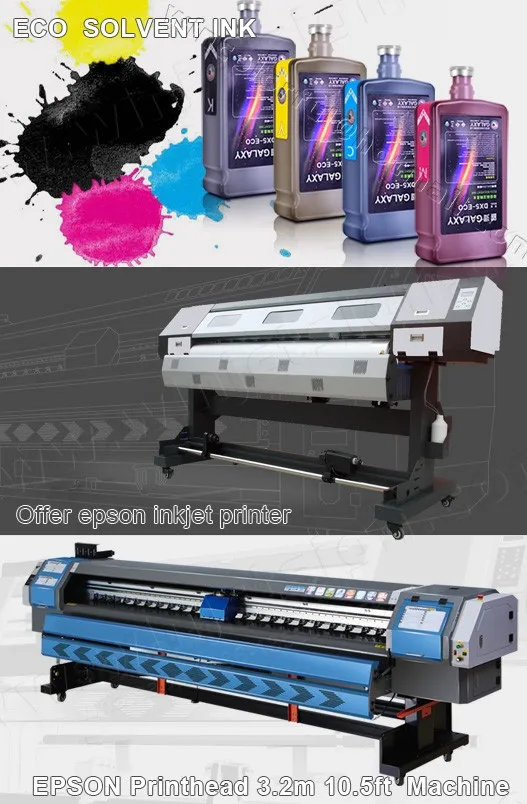 Helitin Eco-sovent digital print and cut printers with ep DX5 printhead