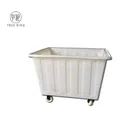 200L 300L 400L 500L Laundry And Linen Equipment Heavy Duty Rotomoulded Plastic Tub Trolley For Hospitality