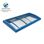 Commercial Hot Sale Chest Freezer Parts Double Pvc Frame Display Tempered Sliding Glass Door For Refrigerator