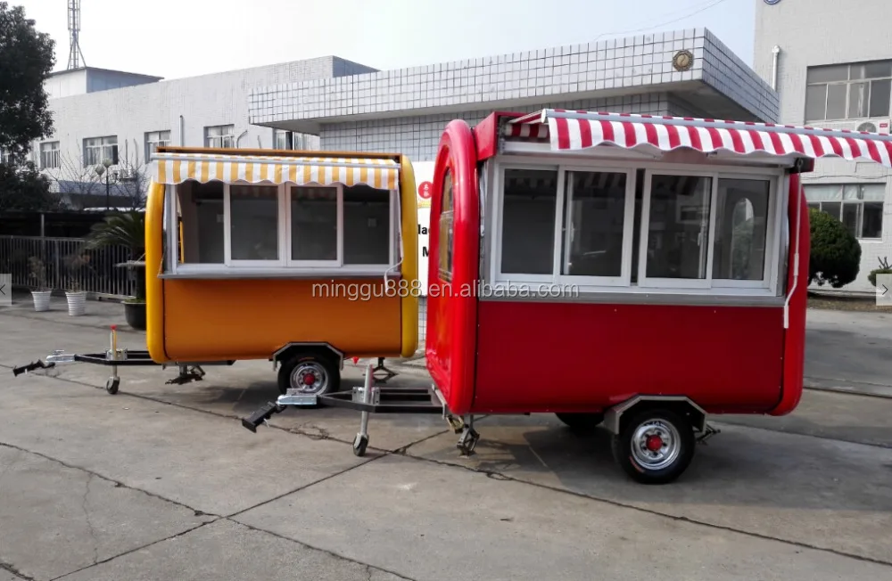 Mobile Juice Food Trailer Cart,Burger Grill Cupcake