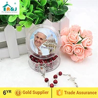Passed CPSIA Test imitation pearl chain rosary Home decoration