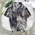 women blouse lady custom printed hawaiian shirt