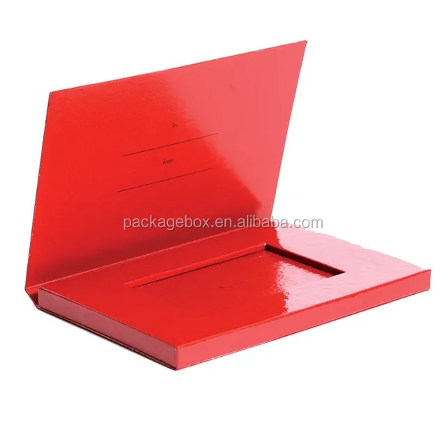 hot selling credit card holder / gift card box / custom color