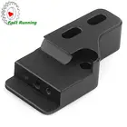 custom sandbalting anodized black aluminum cnc milling machining gun parts for buttstock body