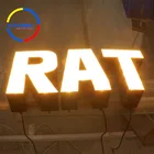 YX led light bulb word professional hand make outdoor large 3d 4ft marquee letters