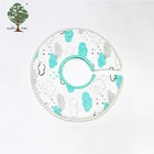 Muslin tree fashion Washable 100 cotton round baby muslin bibs