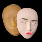5D Facial Tattoo Training Head Silicone Practice Mannequin Lip Eyebrow Tattoo Skin