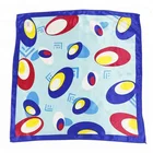 Star plain fashion head neon satin scarf