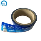 Custom Printed Waterproof mineral water Bottle BOPP Film Label gum paper sticker