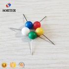 50 pcs Round Head Map Pins Push Pins Ball / Thumbtack