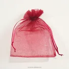 cheap custom printed organza gift bags/organza pouch Manufacturers
