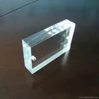 Mini 3R Desktop Acrylic Photo Frames, Horizontal Acrylic Magnetic Photo Block, Lucite Picture Holders Frame