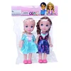 6 inch Frozen Toys Young Elsa and Anna Doll Giftpack in bag