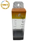 High quality custom color printed transparent clear pvc folding box