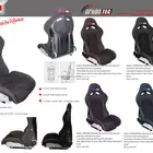 carbon fiber CFRP&FRP Auto Reclinable Racing Seats