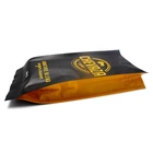 Food grade biodegradable one way valve aluminum foil side gusset coffee bag with valve