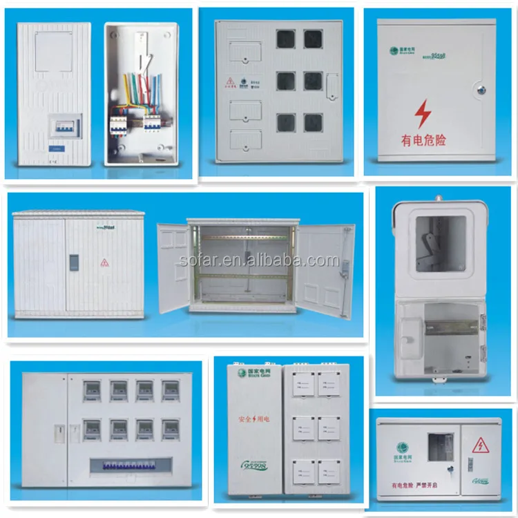 ABS and Poly carbonate Plastic Single Phase Electric Meter Box