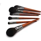 2018 New Custom Logo 10 pcs Portable Make Up Brush Set Makeup Brush Gift Box With Make-up Mirror Kit brush makeup