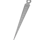 Taper gauge set stainless steel 1-15mm taper gauge steel ruler Toper Weld Gage feeler gauge