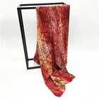 Large Silk Digital Printing Scarf Manufacturers Display